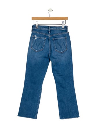 Mother Mid-Rise Wide Leg Jeans