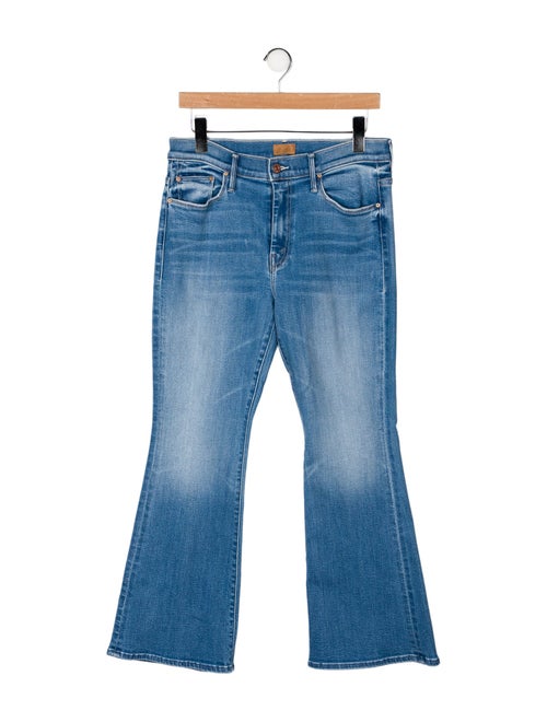 Mother Mid-Rise Wide Leg Jeans