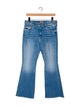 Mother Mid-Rise Wide Leg Jeans