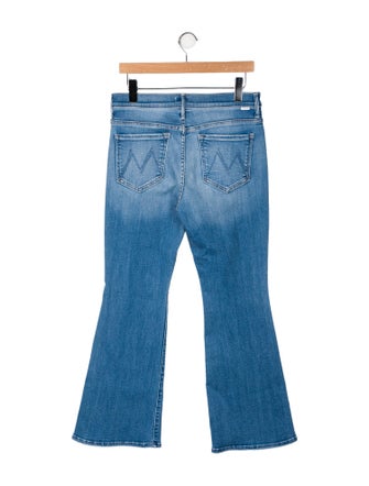 Mother Mid-Rise Wide Leg Jeans