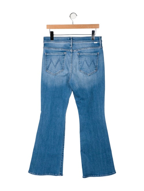 Mother Mid-Rise Wide Leg Jeans