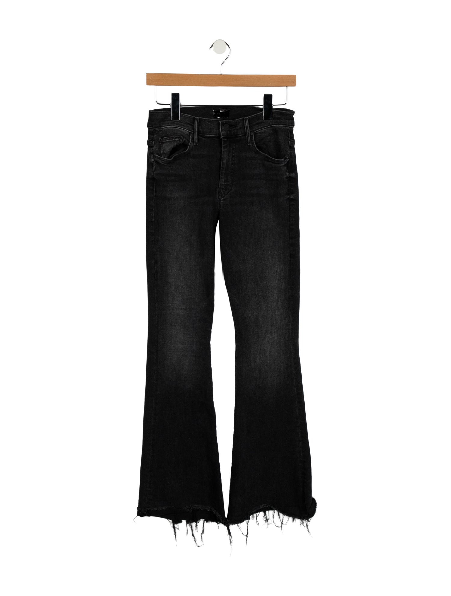 Mother Mid-Rise Wide Leg Jeans