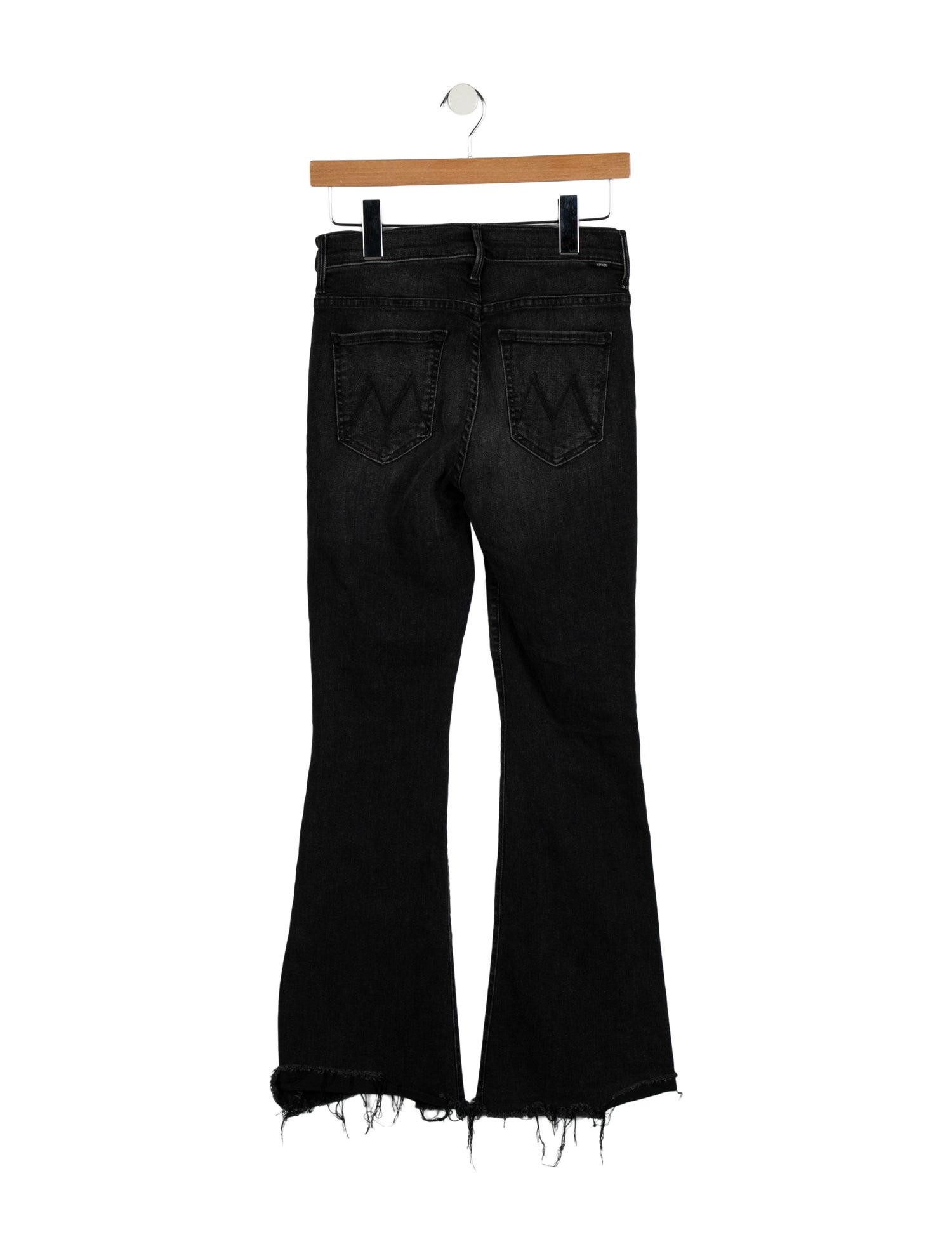 Mother Mid-Rise Wide Leg Jeans