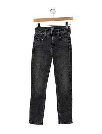 Mother Mid-Rise Straight Leg Jeans