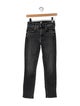 Mother Mid-Rise Straight Leg Jeans