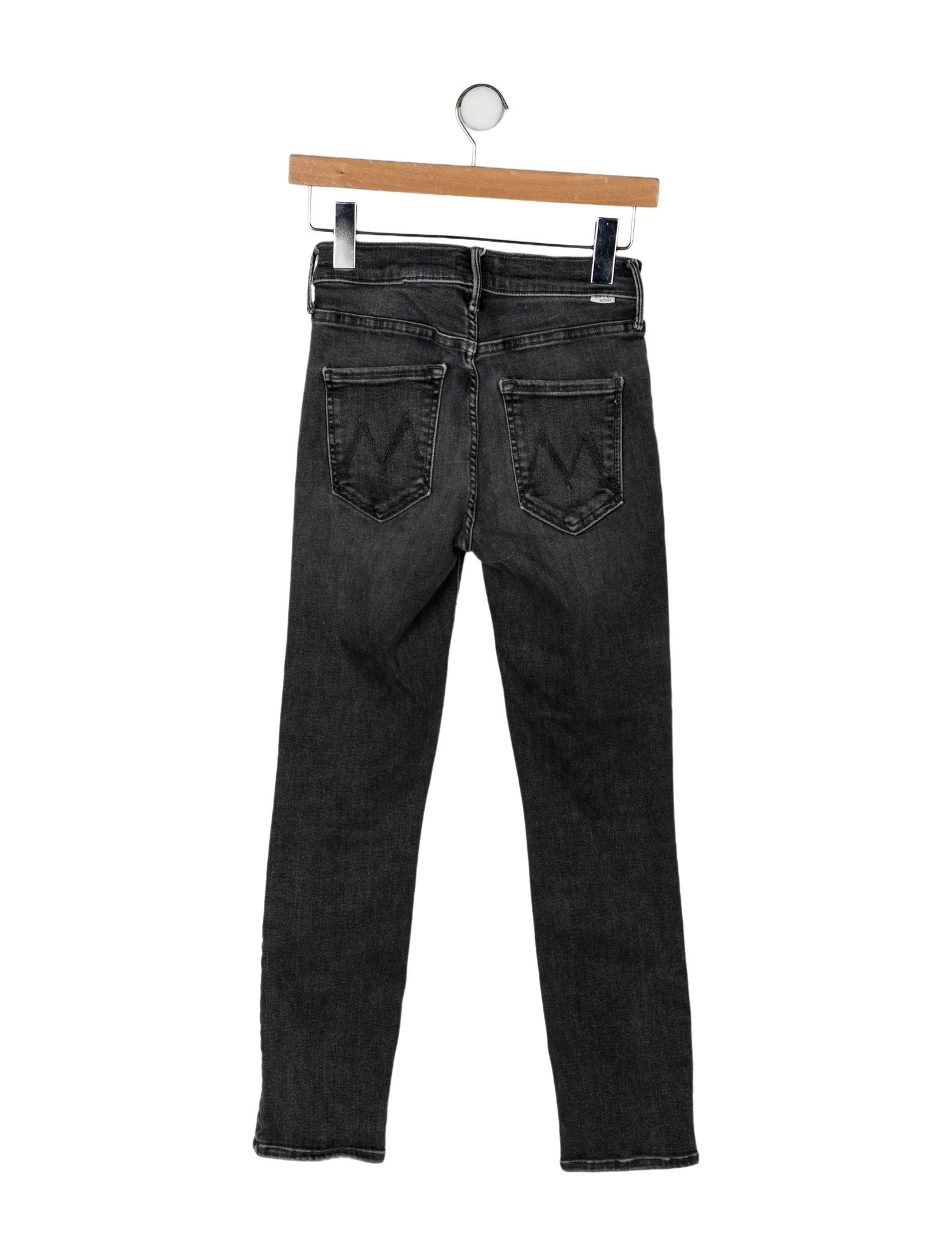 Mother Mid-Rise Straight Leg Jeans