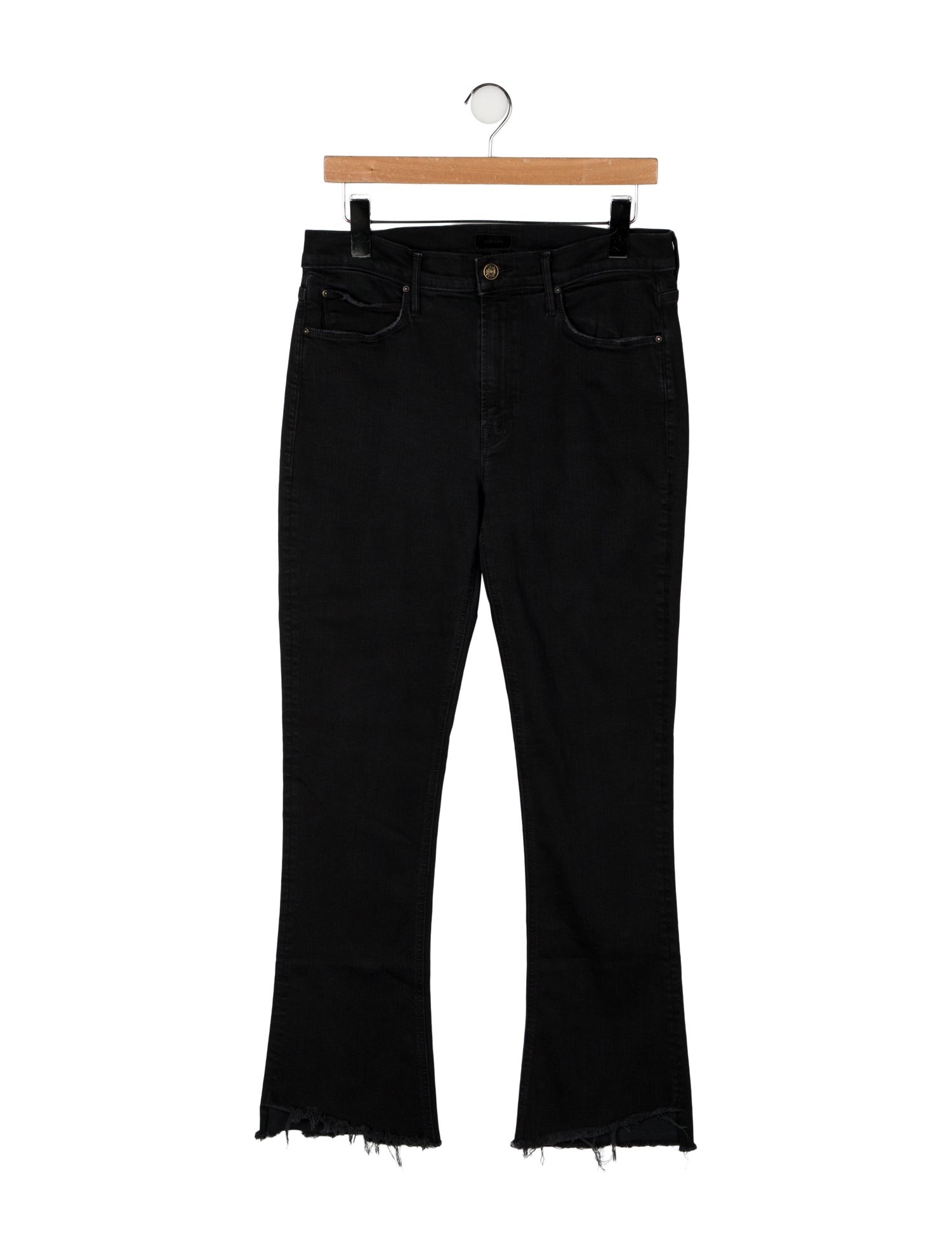 Mother Mid-Rise Straight Leg Jeans