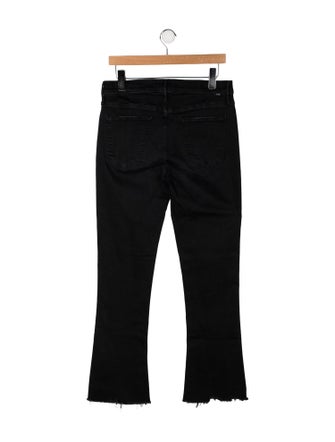 Mother Mid-Rise Straight Leg Jeans