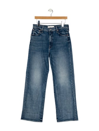 Mother High-Rise Wide Leg Jeans