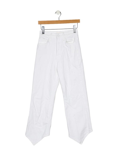 Mother Mid-Rise Wide Leg Jeans