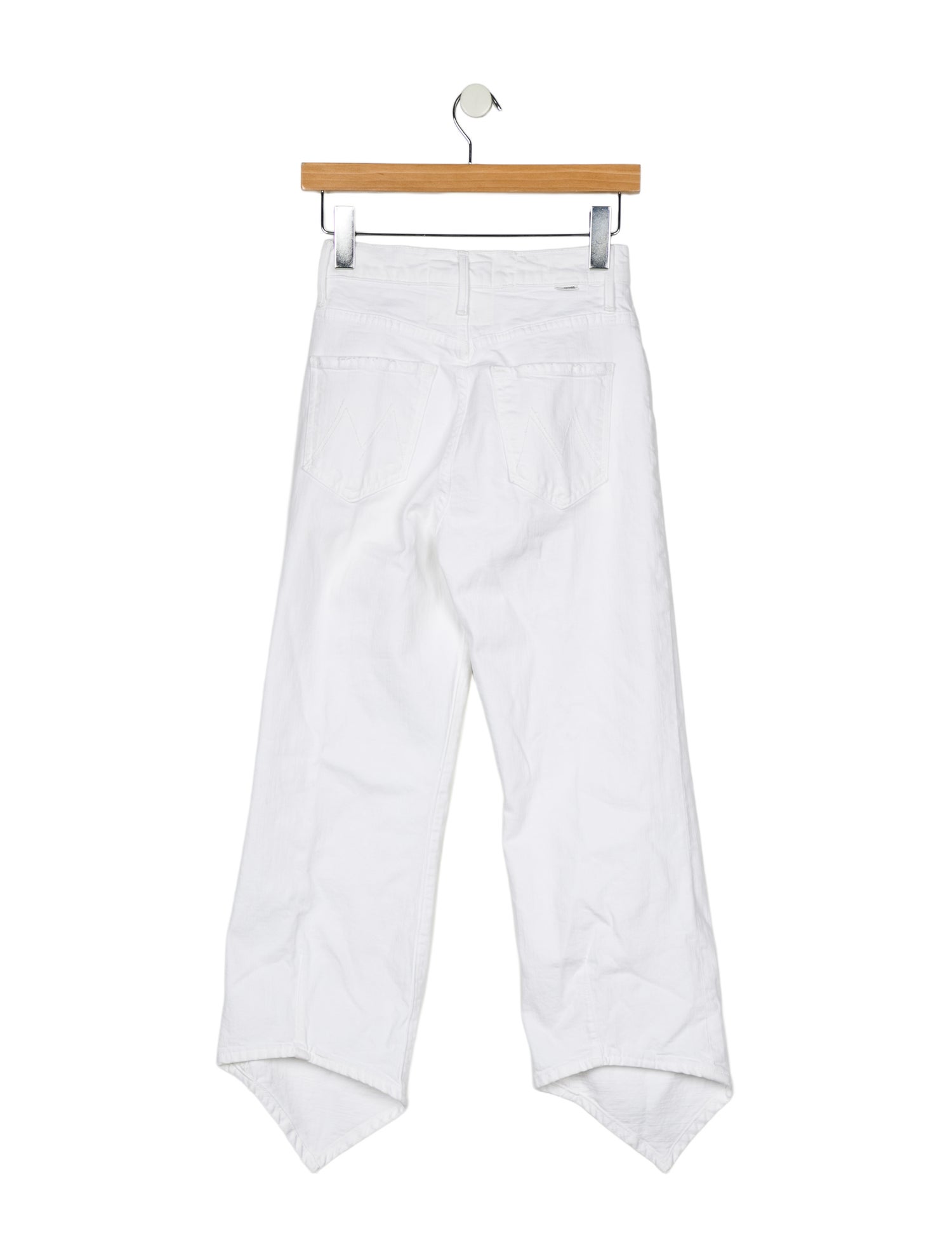 Mother Mid-Rise Wide Leg Jeans