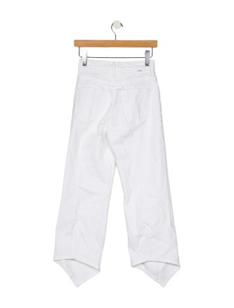 Mother Mid-Rise Wide Leg Jeans