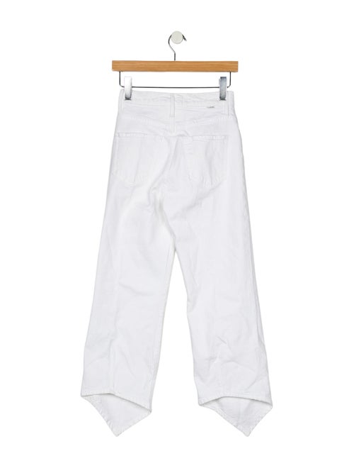 Mother Mid-Rise Wide Leg Jeans