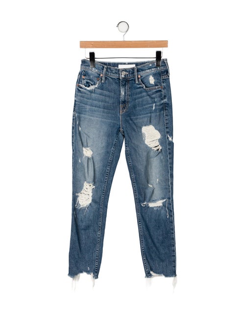 Mother Mid-Rise Skinny Leg Jeans