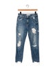 Mother Mid-Rise Skinny Leg Jeans