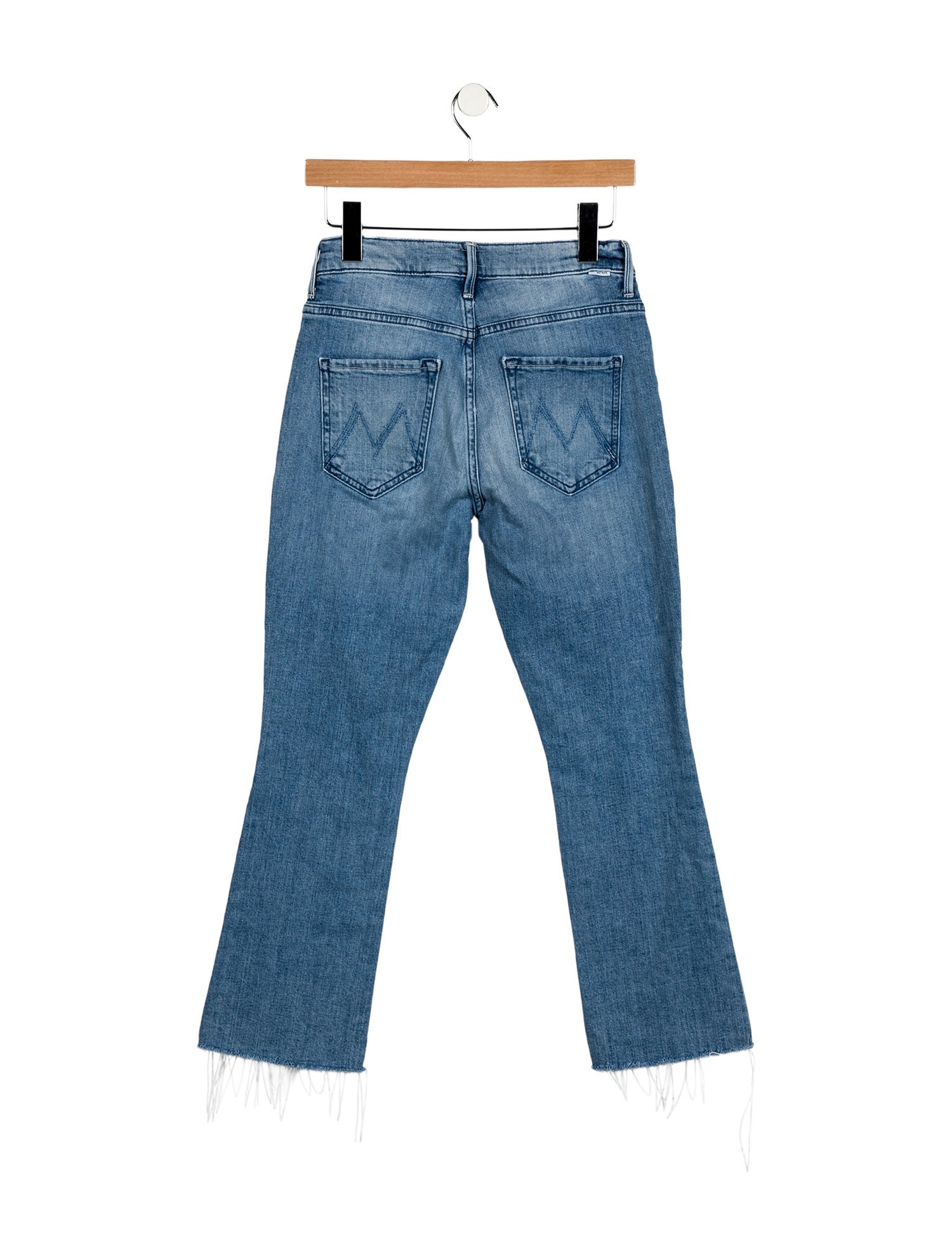 Mother Mid-Rise Straight Leg Jeans