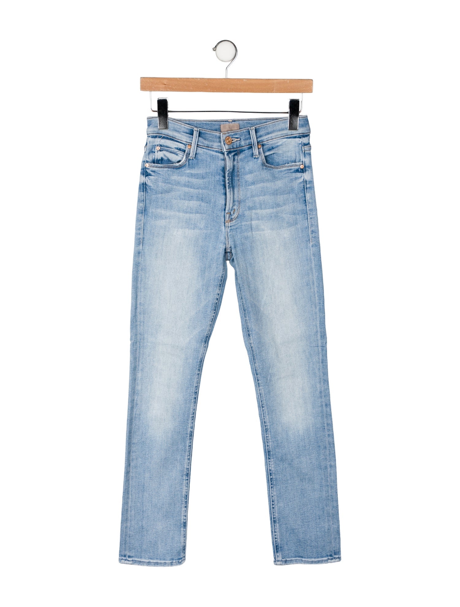 Mother Sweet Petals Straight Leg Jeans