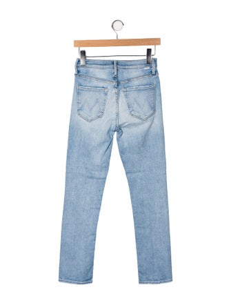 Mother Sweet Petals Straight Leg Jeans