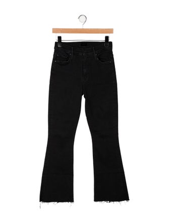 Mother Mid-Rise Wide Leg Jeans