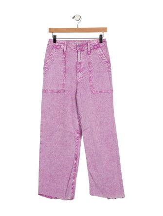Mother High-Rise Wide Leg Jeans