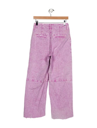 Mother High-Rise Wide Leg Jeans