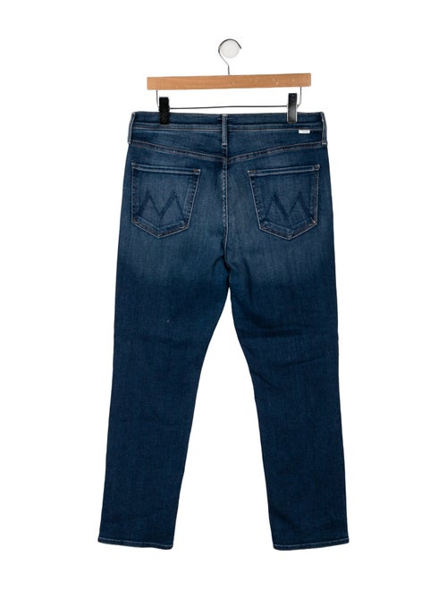 Mother Mid-Rise Straight Leg Jeans