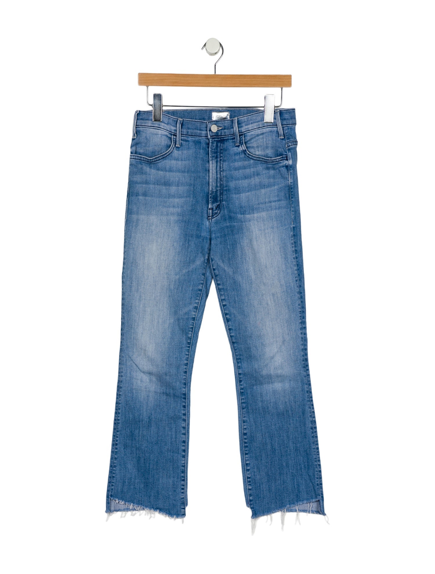 Mother Mid-Rise Straight Leg Jeans