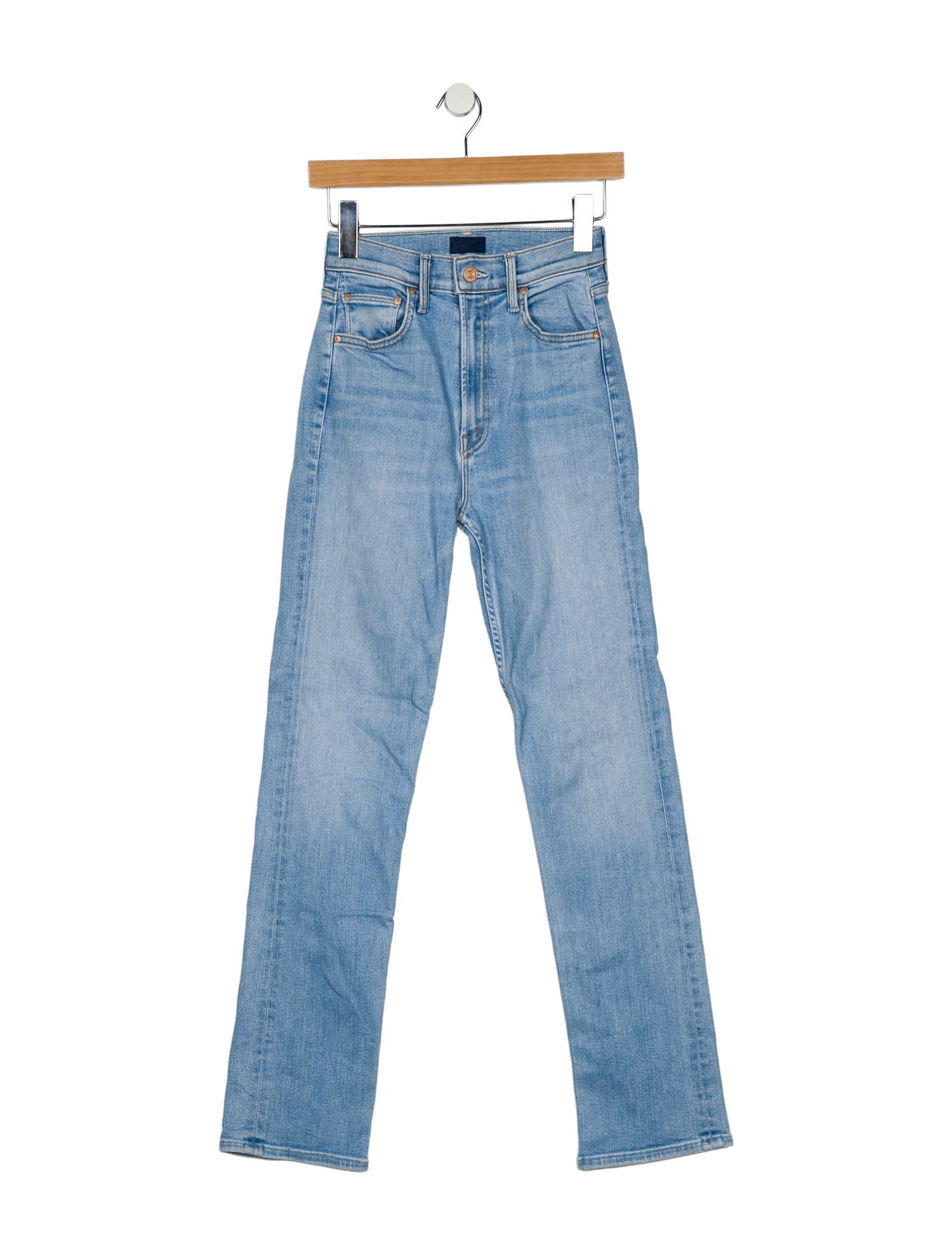 Mother High-Rise Straight Leg Jeans