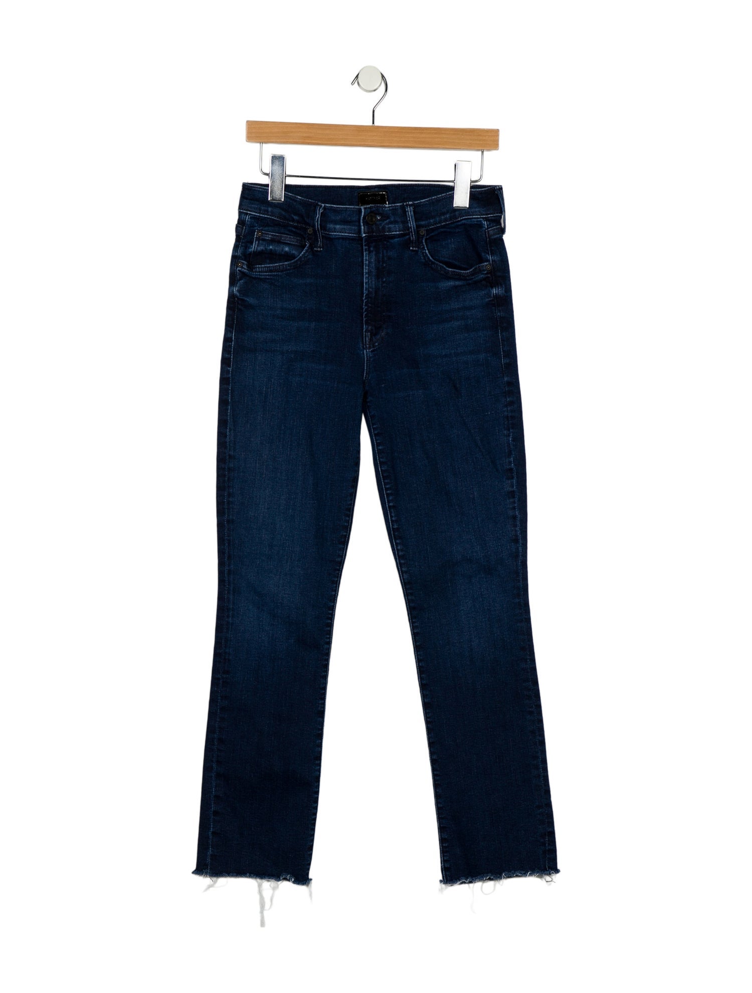 Mother Mid-Rise Straight Leg Jeans