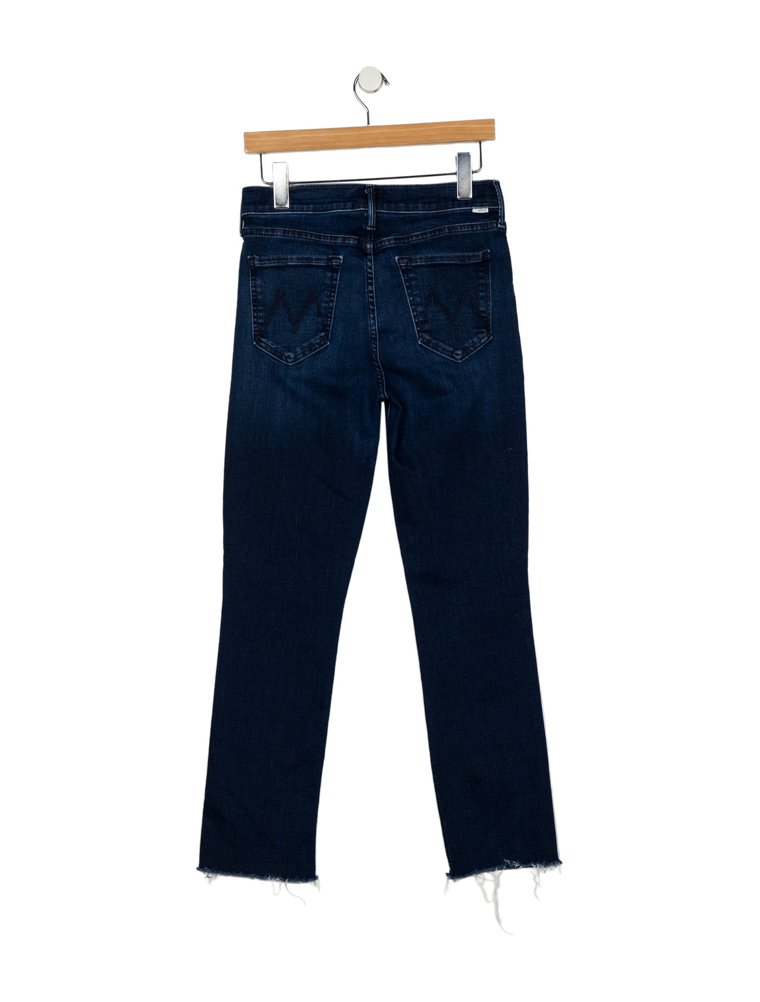 Mother Mid-Rise Straight Leg Jeans