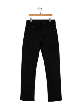 Mother High-Rise Straight Leg Jeans