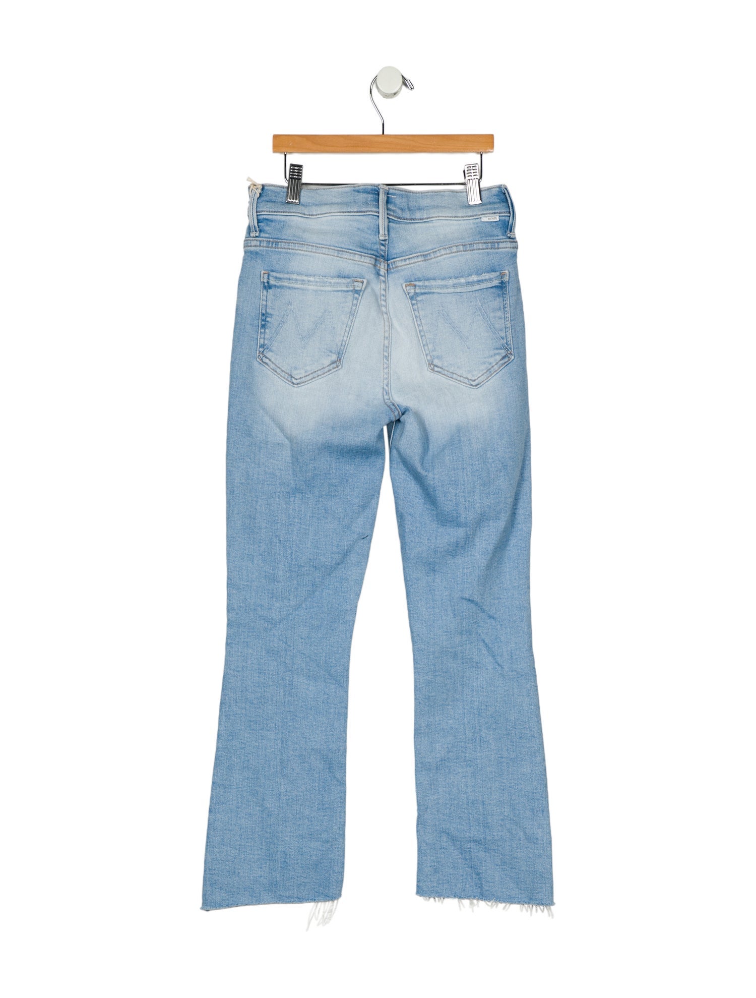 Mother Mid-Rise Straight Leg Jeans