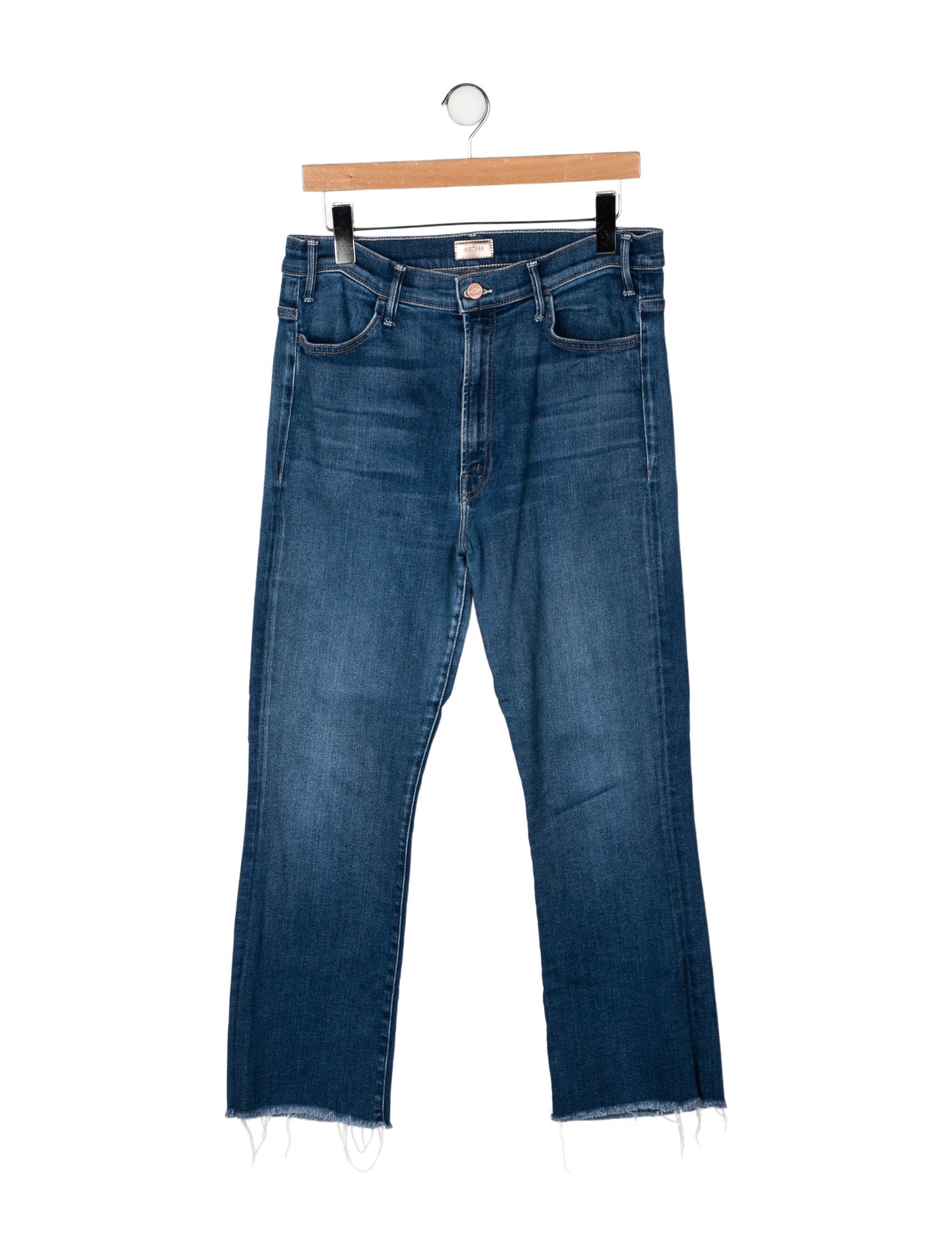 Mother High-Rise Straight Leg Jeans