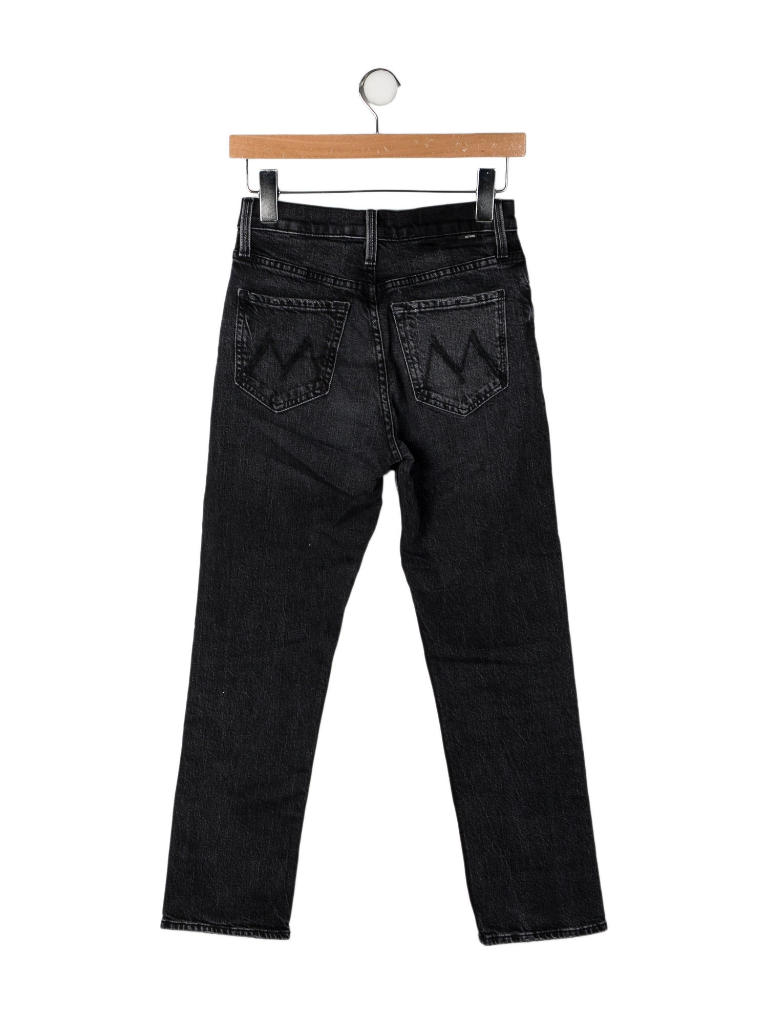 Mother Mid-Rise Straight Leg Jeans