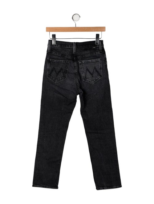 Mother Mid-Rise Straight Leg Jeans