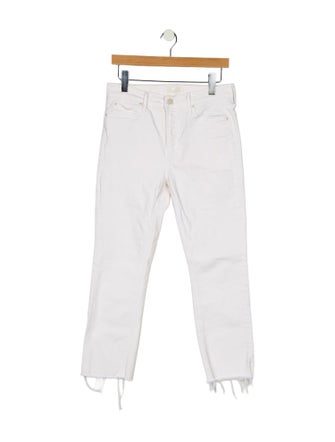 Mother Mid-Rise Straight Leg Jeans