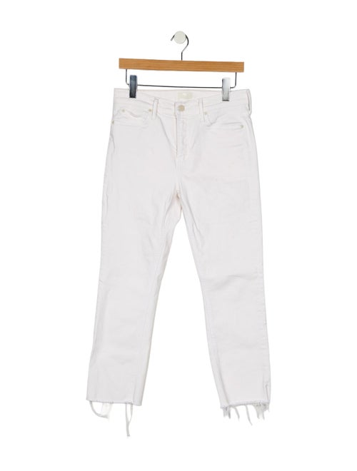 Mother Mid-Rise Straight Leg Jeans