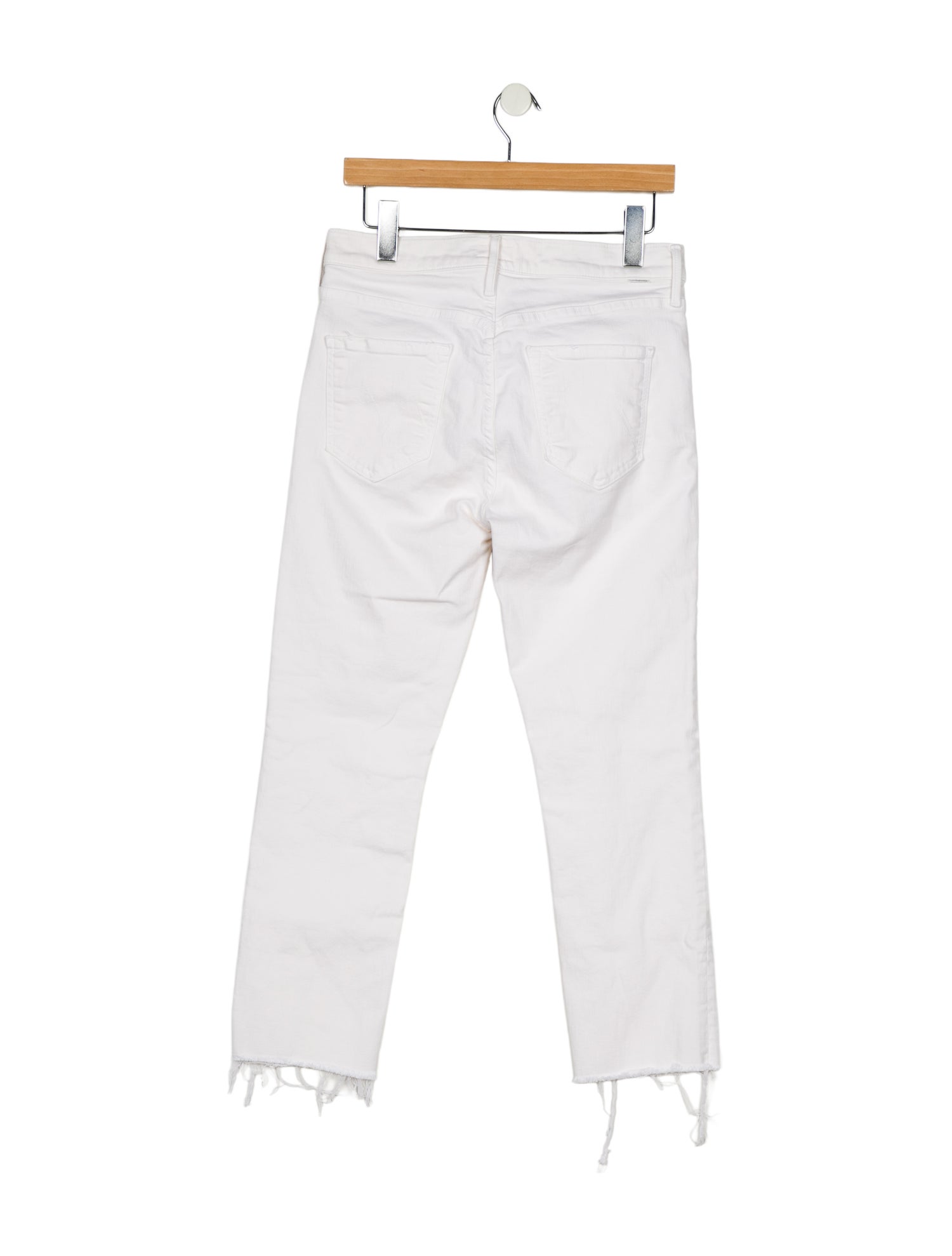 Mother Mid-Rise Straight Leg Jeans
