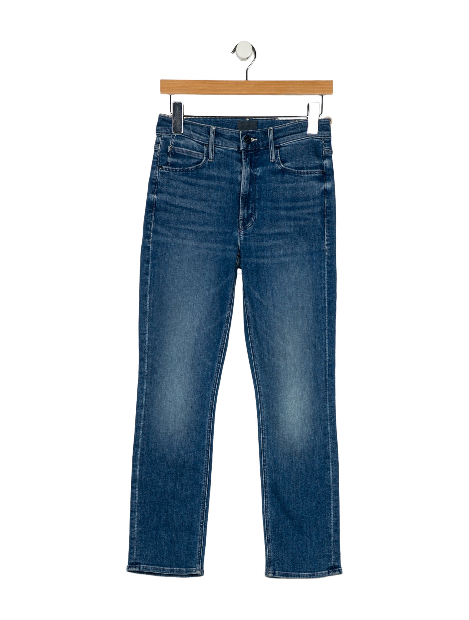 Mother Mid-Rise Skinny Leg Jeans