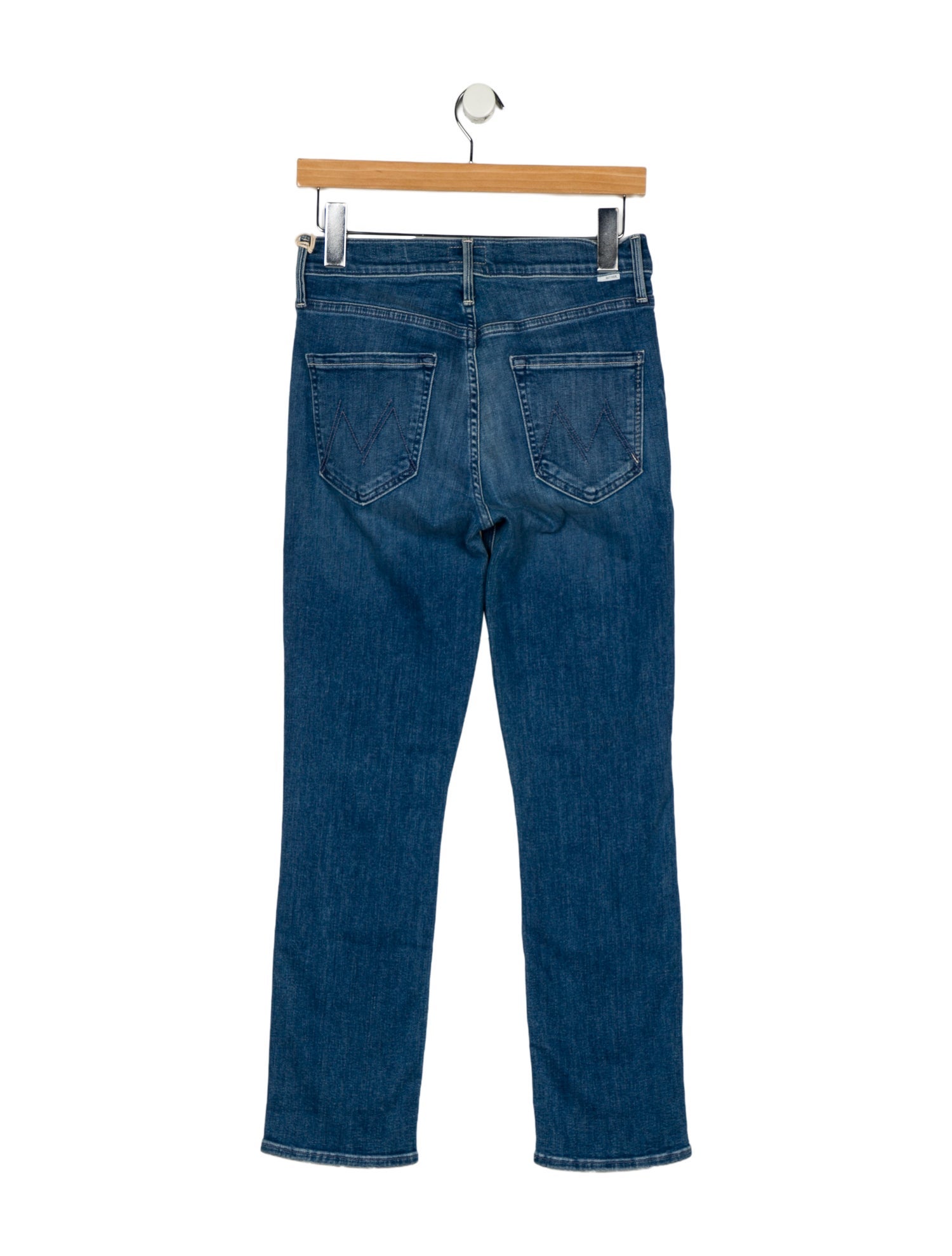 Mother Mid-Rise Skinny Leg Jeans