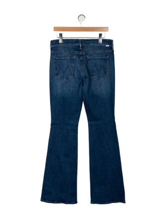 Mother Mid-Rise Wide Leg Jeans