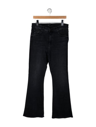 Mother Mid-Rise Wide Leg Jeans