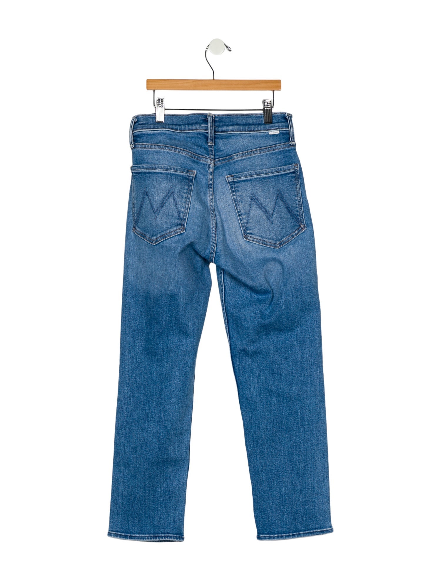Mother High-Rise Straight Leg Jeans