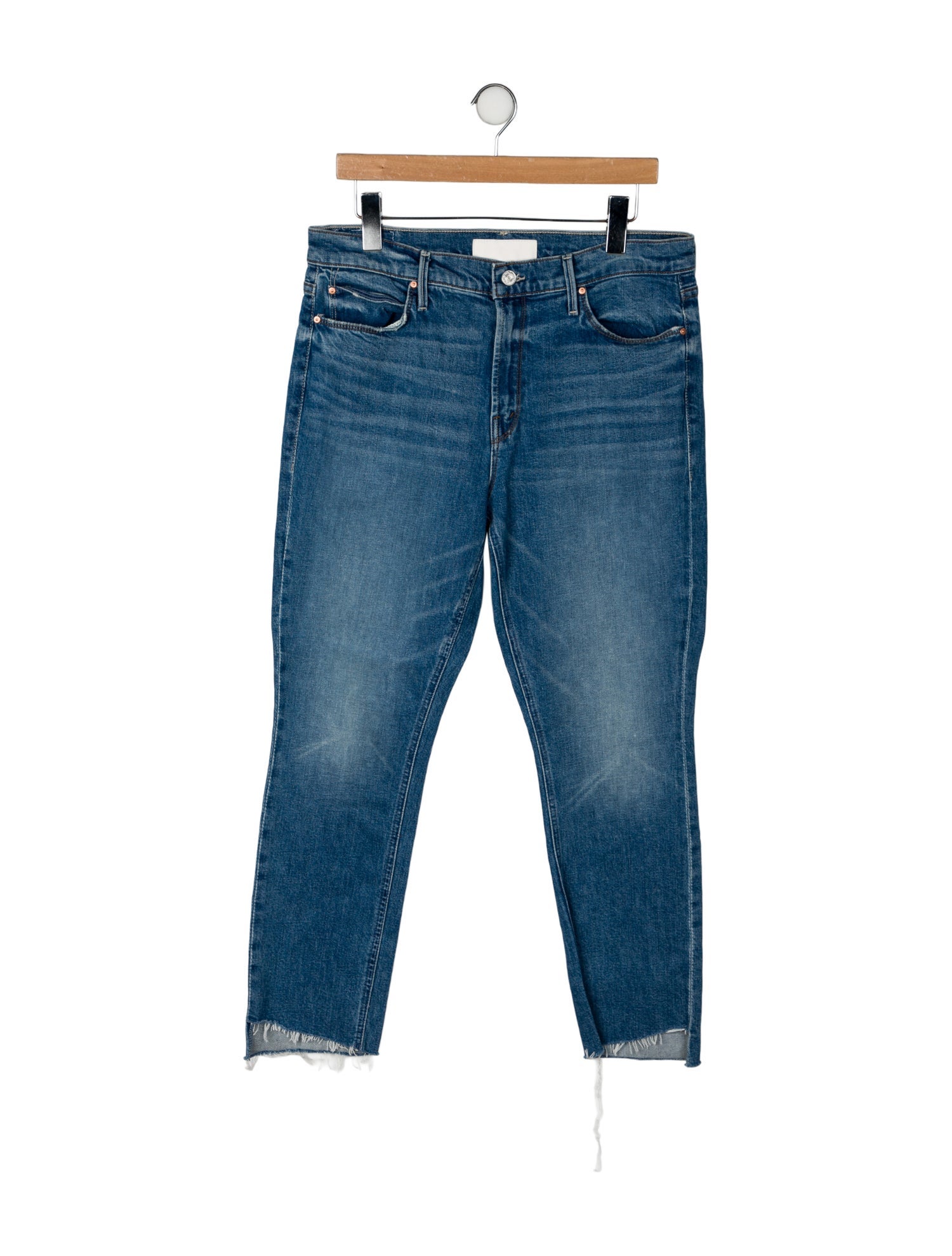 Mother High-Rise Straight Leg Jeans