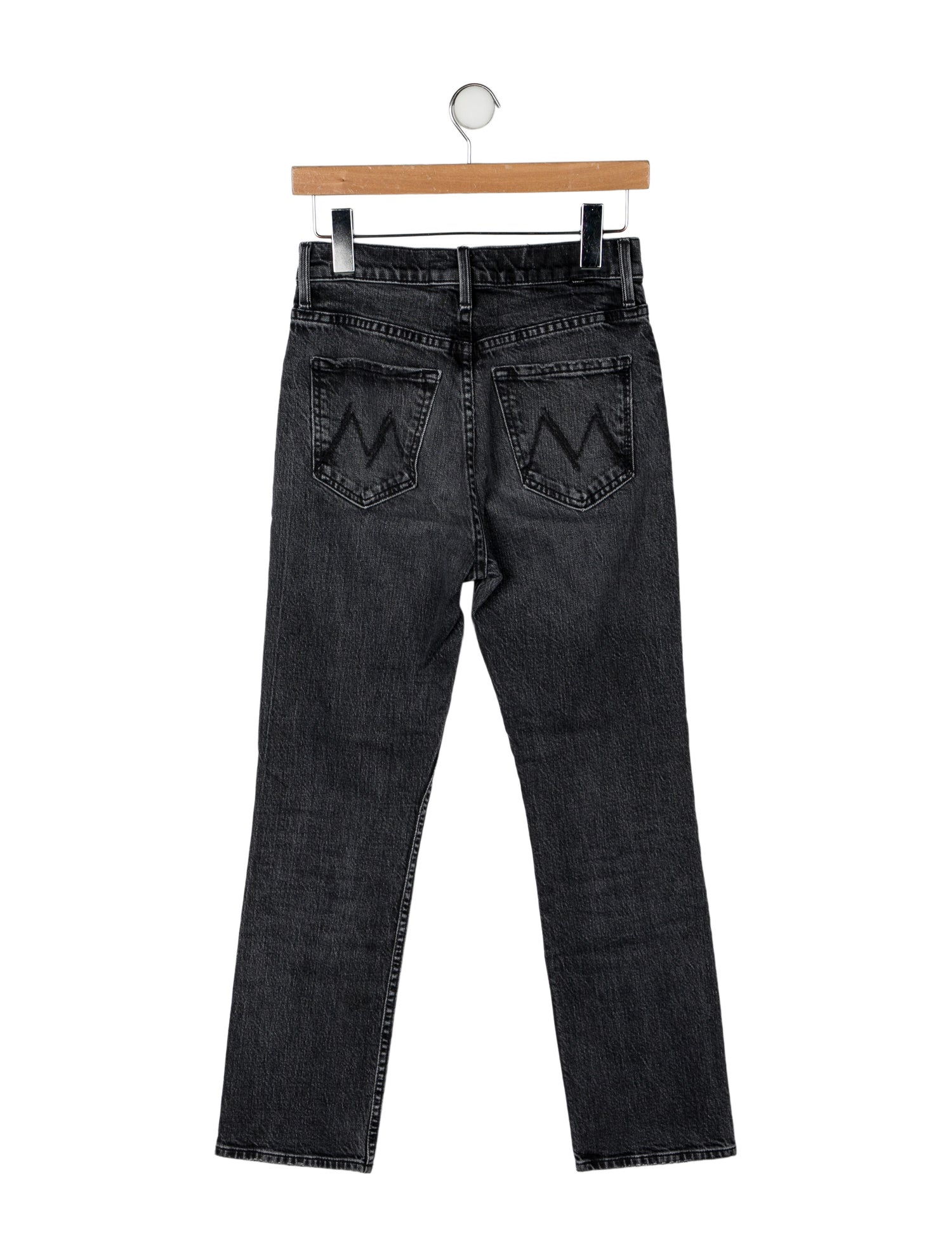 Mother Mid-Rise Straight Leg Jeans