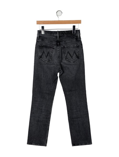 Mother Mid-Rise Straight Leg Jeans