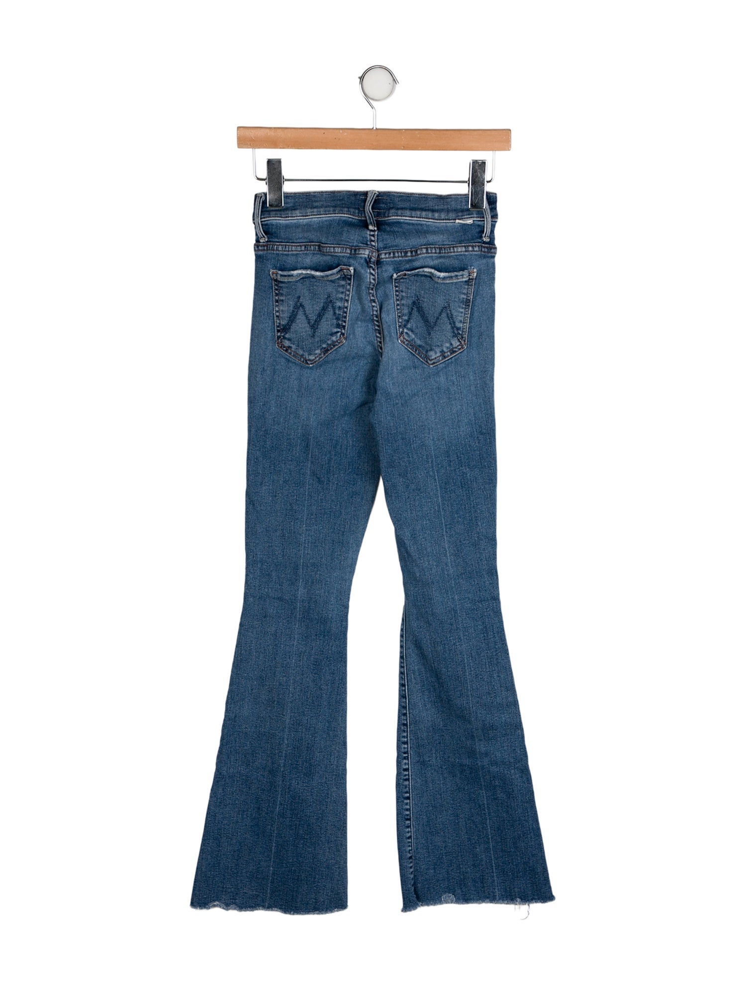 Mother Mid-Rise Wide Leg Jeans