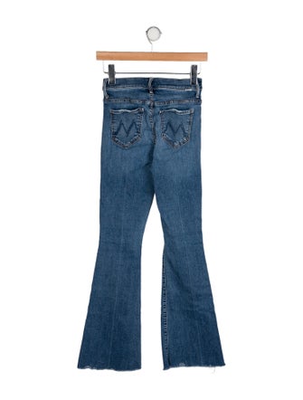 Mother Mid-Rise Wide Leg Jeans
