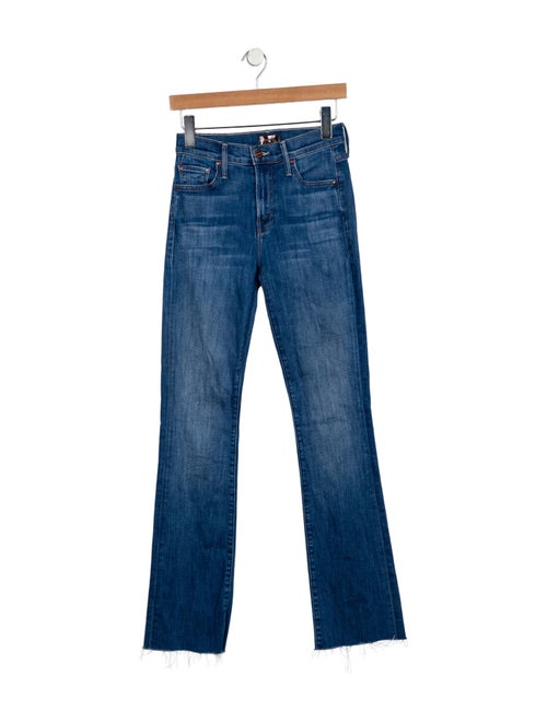 Mother Mid-Rise Straight Leg Jeans