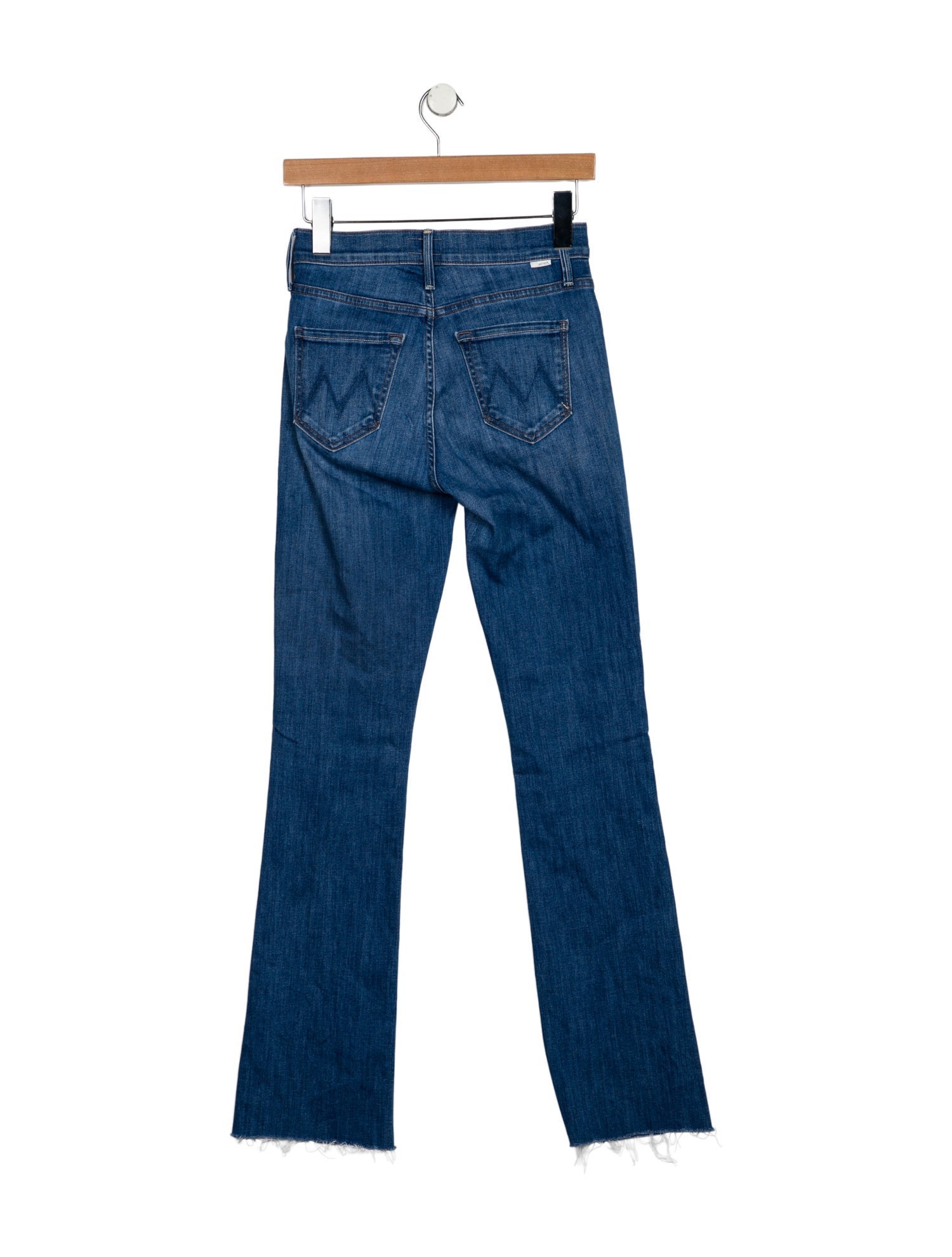 Mother Mid-Rise Straight Leg Jeans